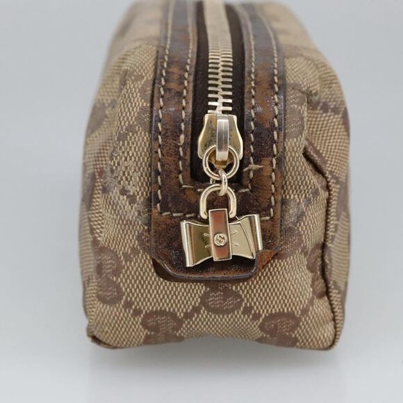 Gucci Gg Crystal Beige Canvas Clutch Bag (Pre-Owned) - Picture 5 of 16